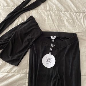 princess polly keiara set black